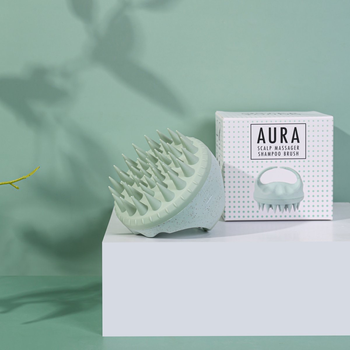 Sister Young l AURA Scalp Massager Brush for Washing and Head Massage