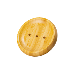 Sustainable & Eco-Friendly Bamboo Soap Dish - Round