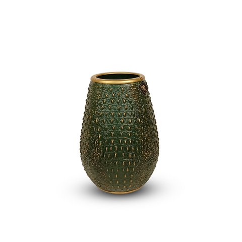 Vase Crocodile vase Green L