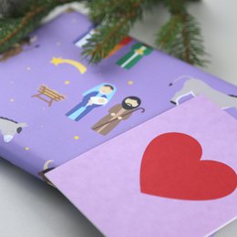 Papel de regalo Cuento de Navidad José