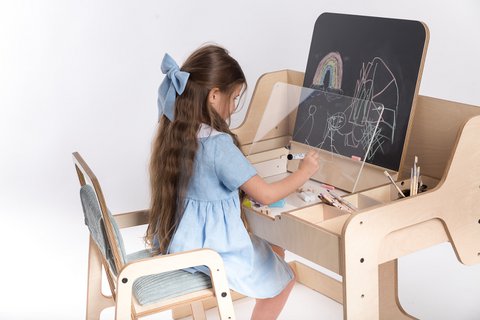 Adjustable Children Multisensory Desk Luula