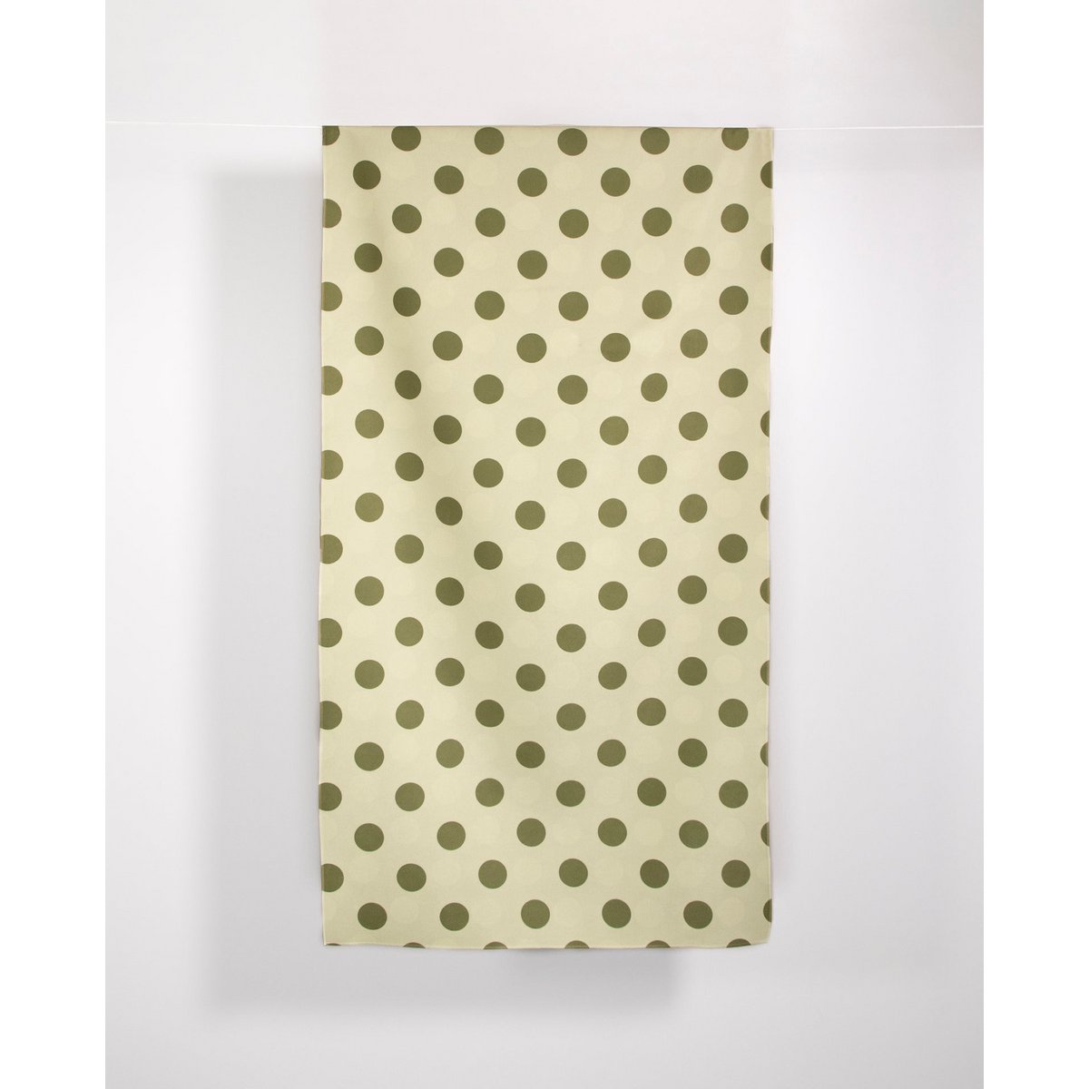 Towel Dots Olive Green
