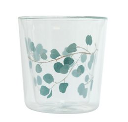 Eigenart Lyn "Eucalyptus" double walled glass, 0.25L, giftbox