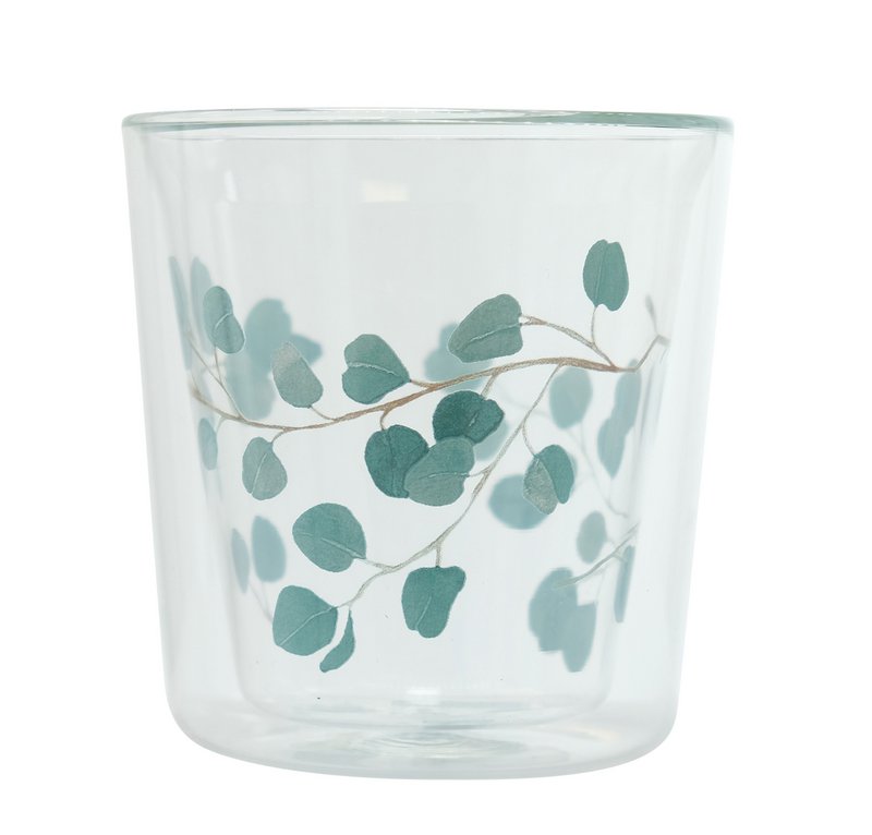Eigenart Lyn "Eucalyptus" double walled glass, 0.25L, giftbox