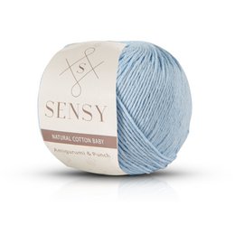 Sensy Premium Natural Baby Cotton 100% filato di cotone morbido per lavoro a maglia e uncinetto Amigurumi