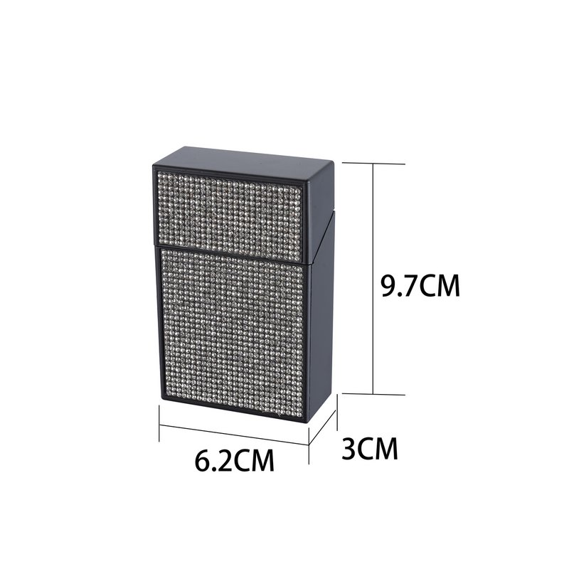 Portapacchi di sigarette scintillante x12