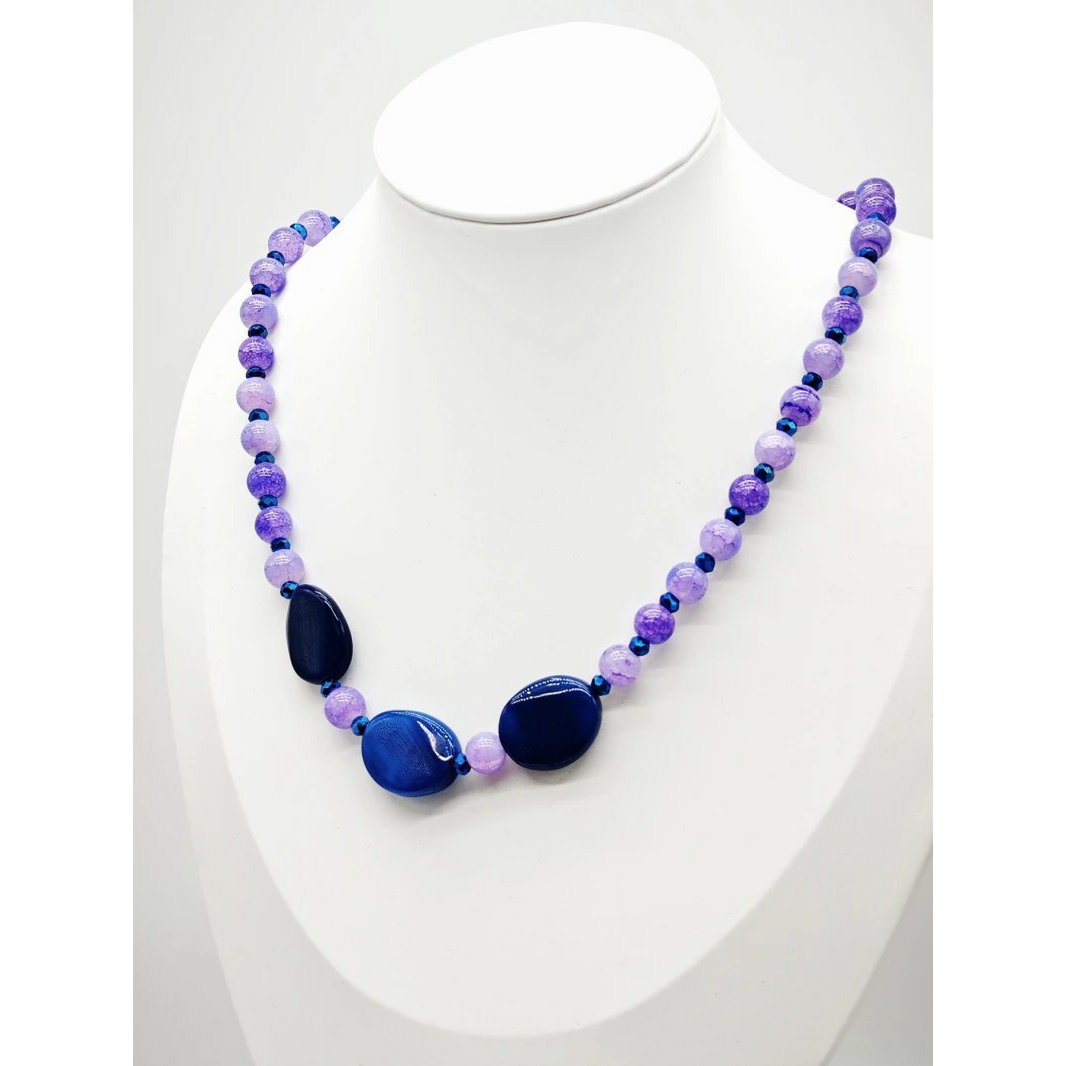 Collier sautoir fantaisie pierre