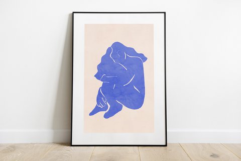 Freedom Blue - Art Print
