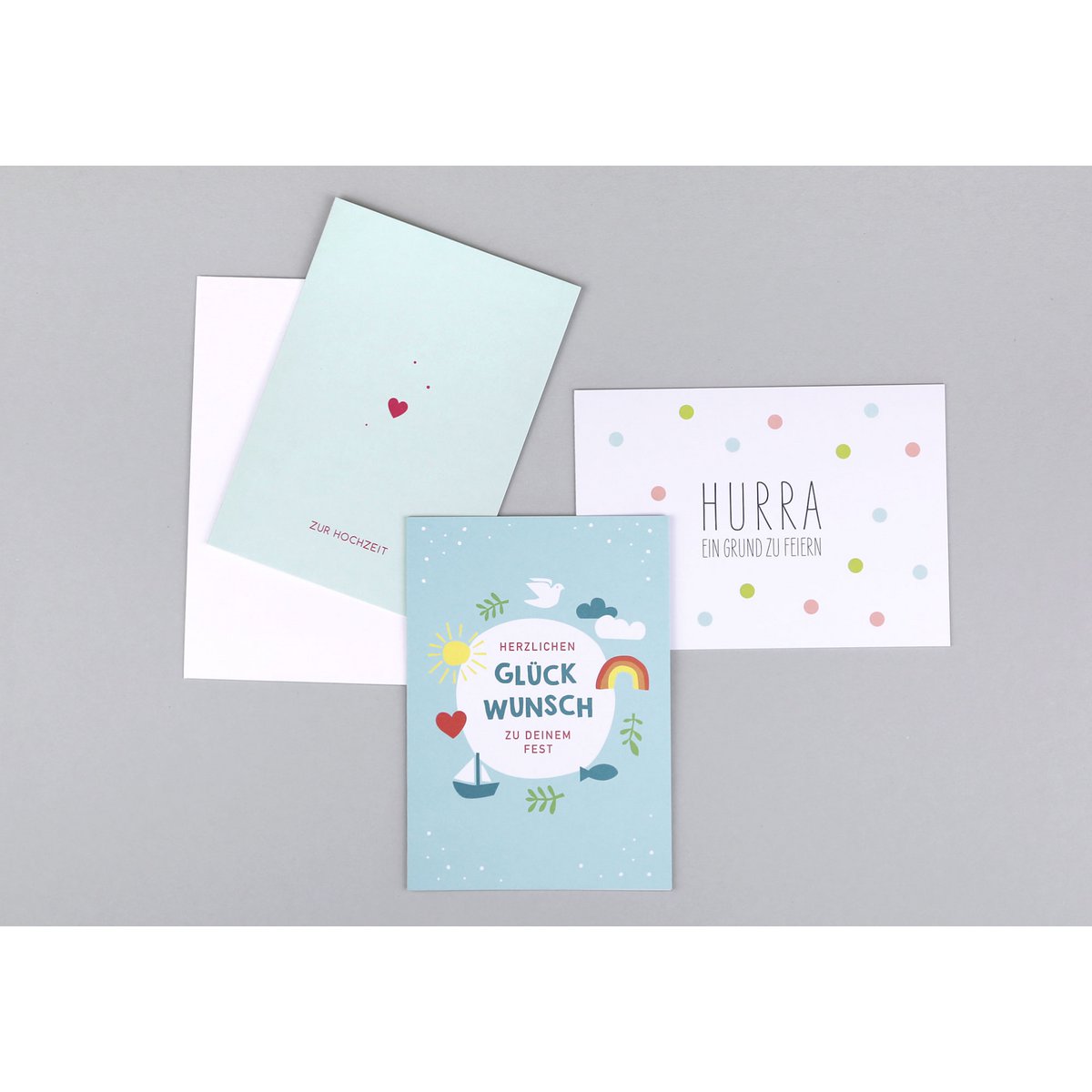 Glückwunschkarte Kommunion, Konfirmation, Taufe, Dina