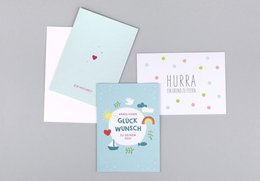 Glückwunschkarte Kommunion, Konfirmation, Taufe, Dina
