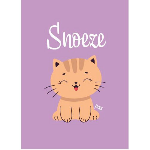 Postkaart Snoezepoes