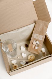 LYSEBASSE - DIY-SÆT GØR SELV stearinlys - DIY-sæt klart glas med trævæge