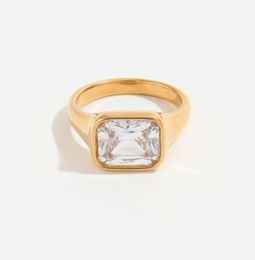 Andrei - Women’s Diamond Signet Ring