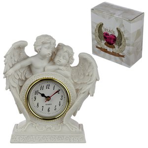 Peace of Heaven Endless Love Cherub Mantle Clock