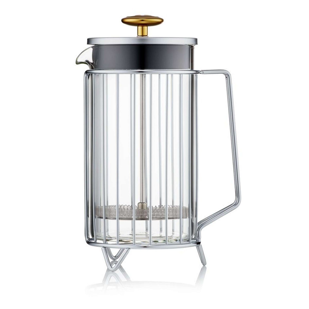 Barista & Co - Corral coffee maker French Press 1 Liter - Zilver