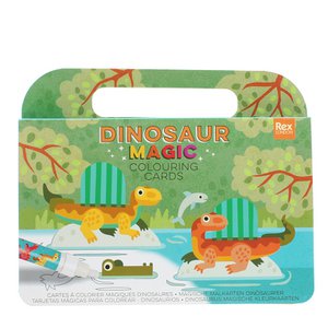Magische Wassermalkarten – Baby-Dinos