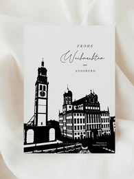 nr. 214 GLÆDELIG JUL FRA AUGSBURG