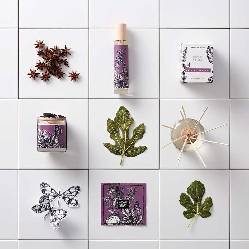 Scented Sticks Mikado Diffuser | Fig tree fragrance | Bajo la Higuera | 250ml/8.45 fl.oz