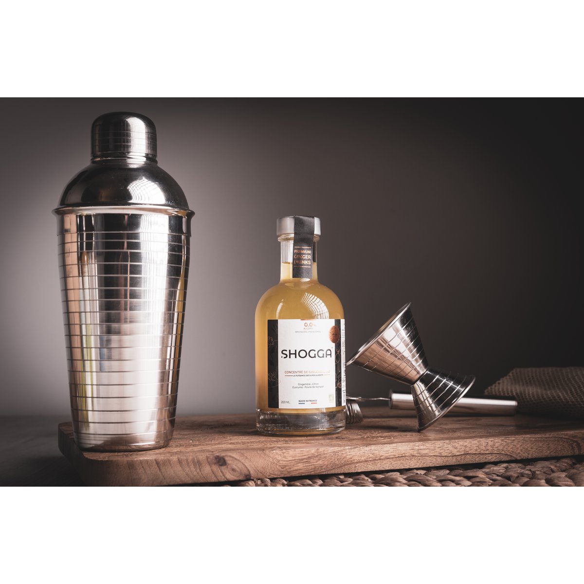 Boisson au gingembre premium bio et français (X36 bouteilles) - FULL KIT D'IMPLANTATION SHOGGA