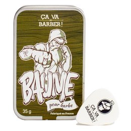 Beard balm "à la Bûcheron" (35 g) - Beard Care product with a rustic, woodsy scent. Contains natural ingredients to condition and style facial hair.