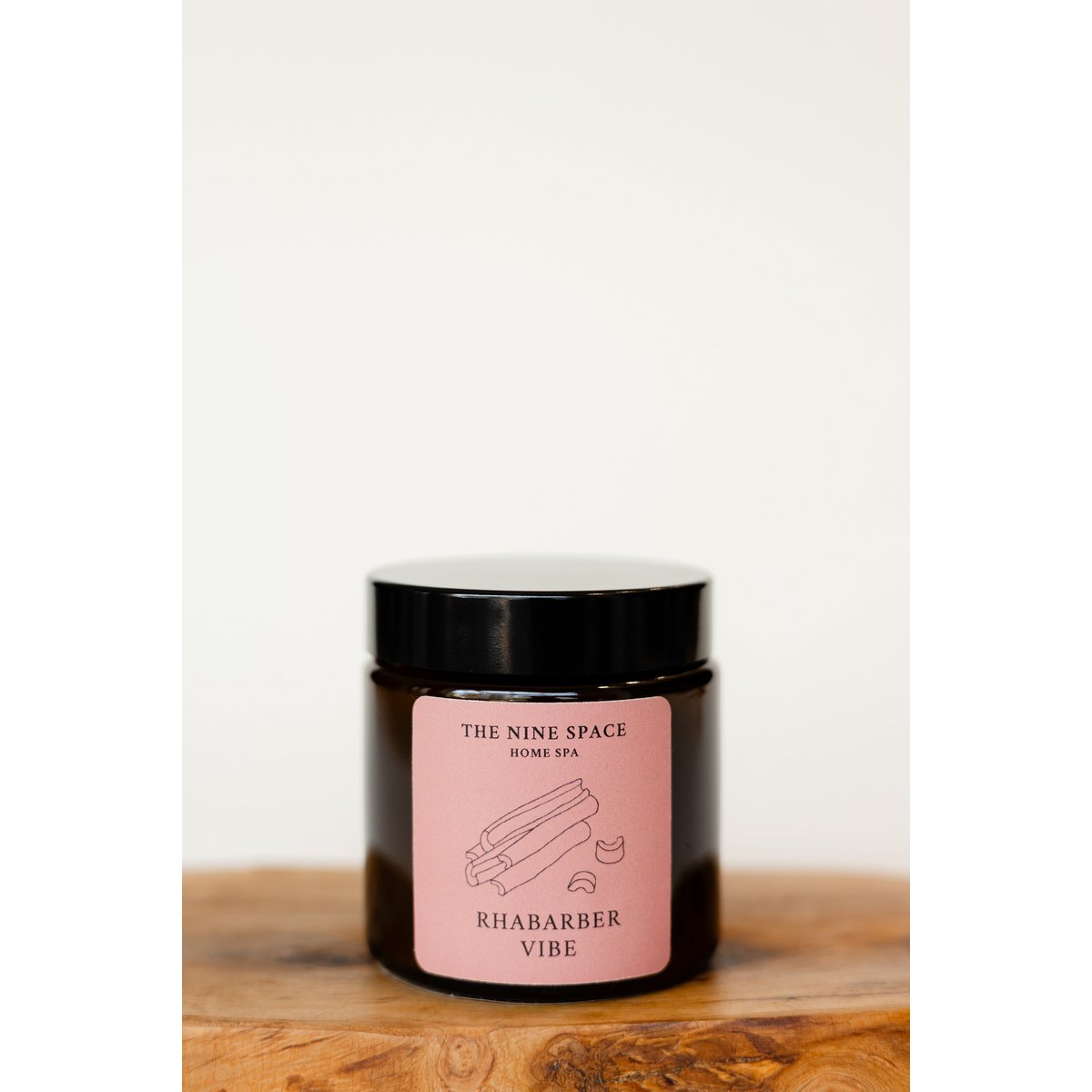 Rhubarb vibe candle - brownlas mini