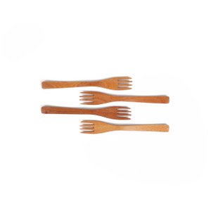 Handmade Cutlery - Dessert Fork - Eco-friendly - Khaya Wood