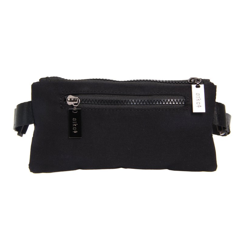 AIKO BANASOIBLACK Belt bag Silk Black