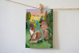 Kaart Feestje rondom wieg