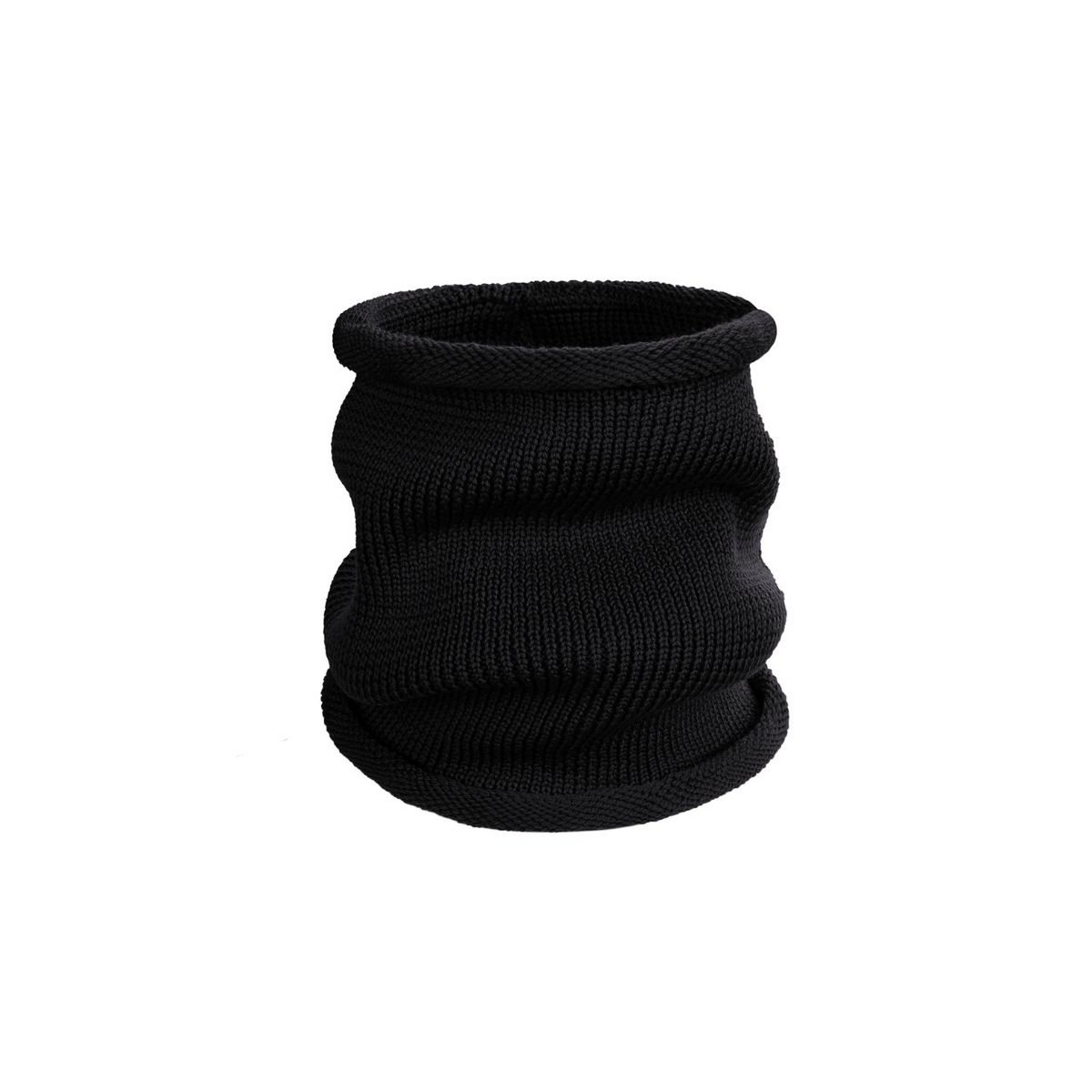 Hat and scarf set – 100% merino wool “BRIGID NEW” – BLACK