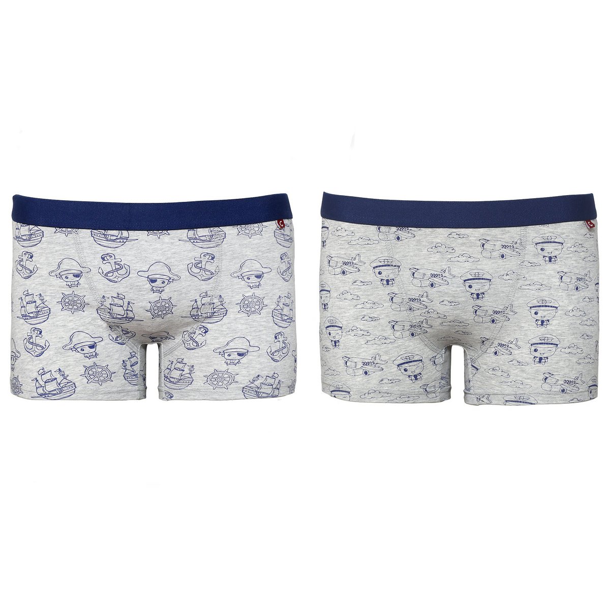 2er-Pack, Shorts, Pilot/Pirat