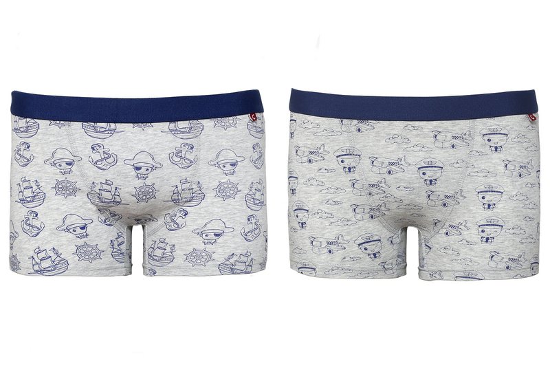 Paquete de 2, pantalones cortos, piloto/pirata