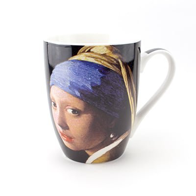 Set: Mug & tray, Girl with the Pearl, Vermeer