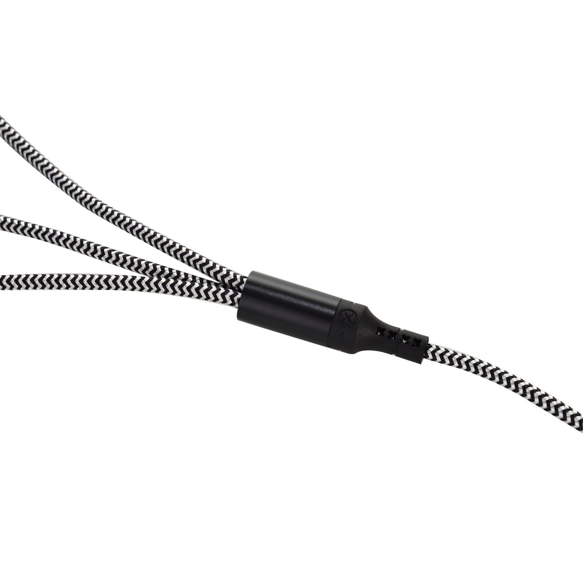 3-in-1-Kabel mit iPhone- und Smartphone-Anschlüssen