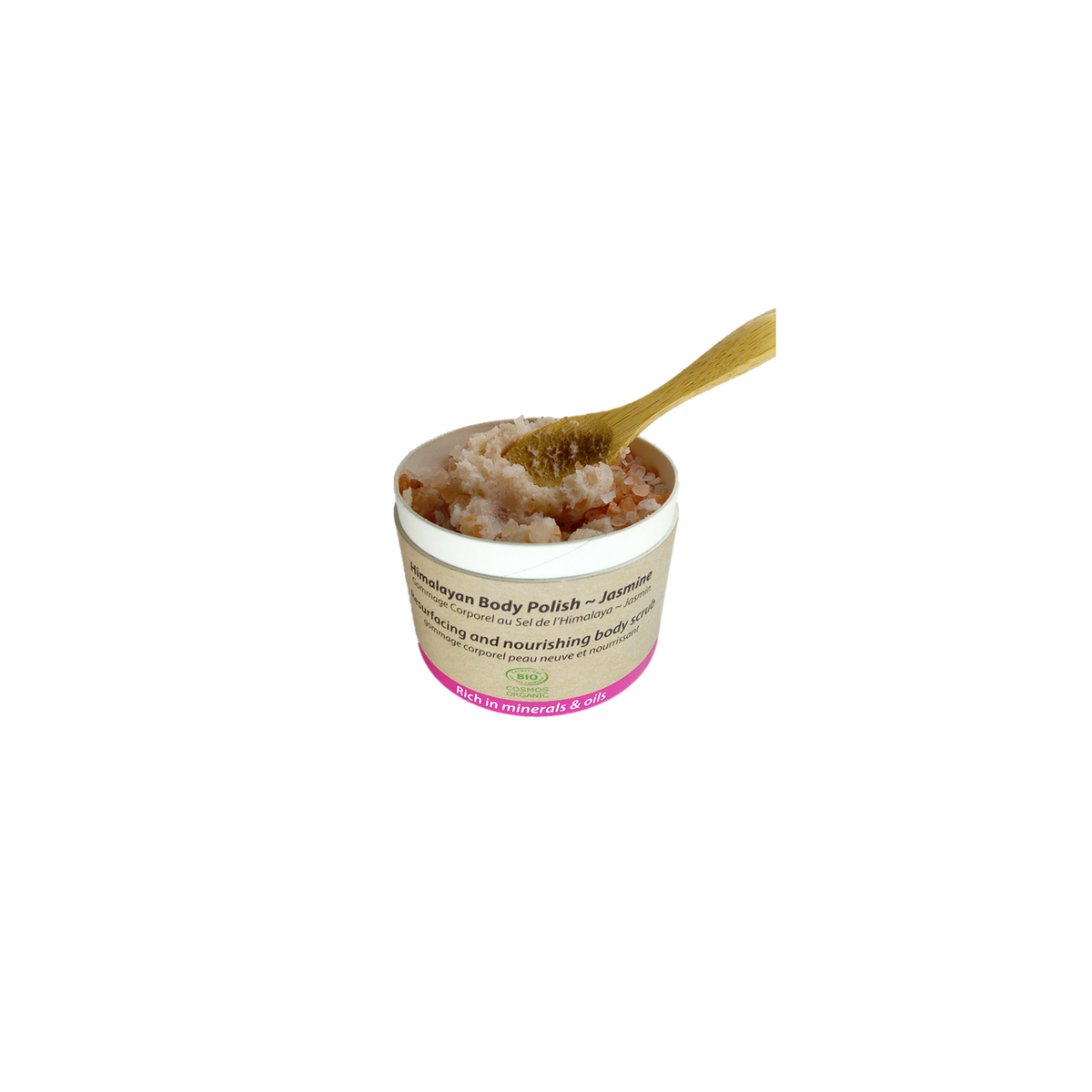 Organiczny Certyfikowany Polski złuszczanie - Jasmine - 200 ml - 100% recyklingowe opakowanie papierowe 1 kawałek