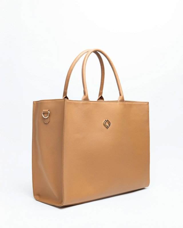 Shopper Urban Apple Leather Camel