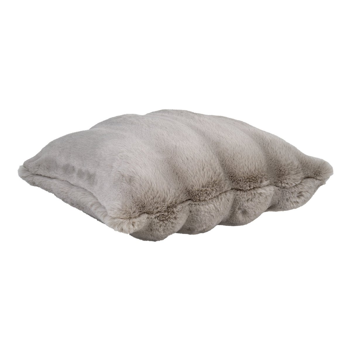 Galena Cushion - Cushion, artificial fur, beige, 45x45 cm