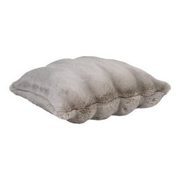Cuscino Galena - Cuscino, pelliccia artificiale, beige, 45x45 cm