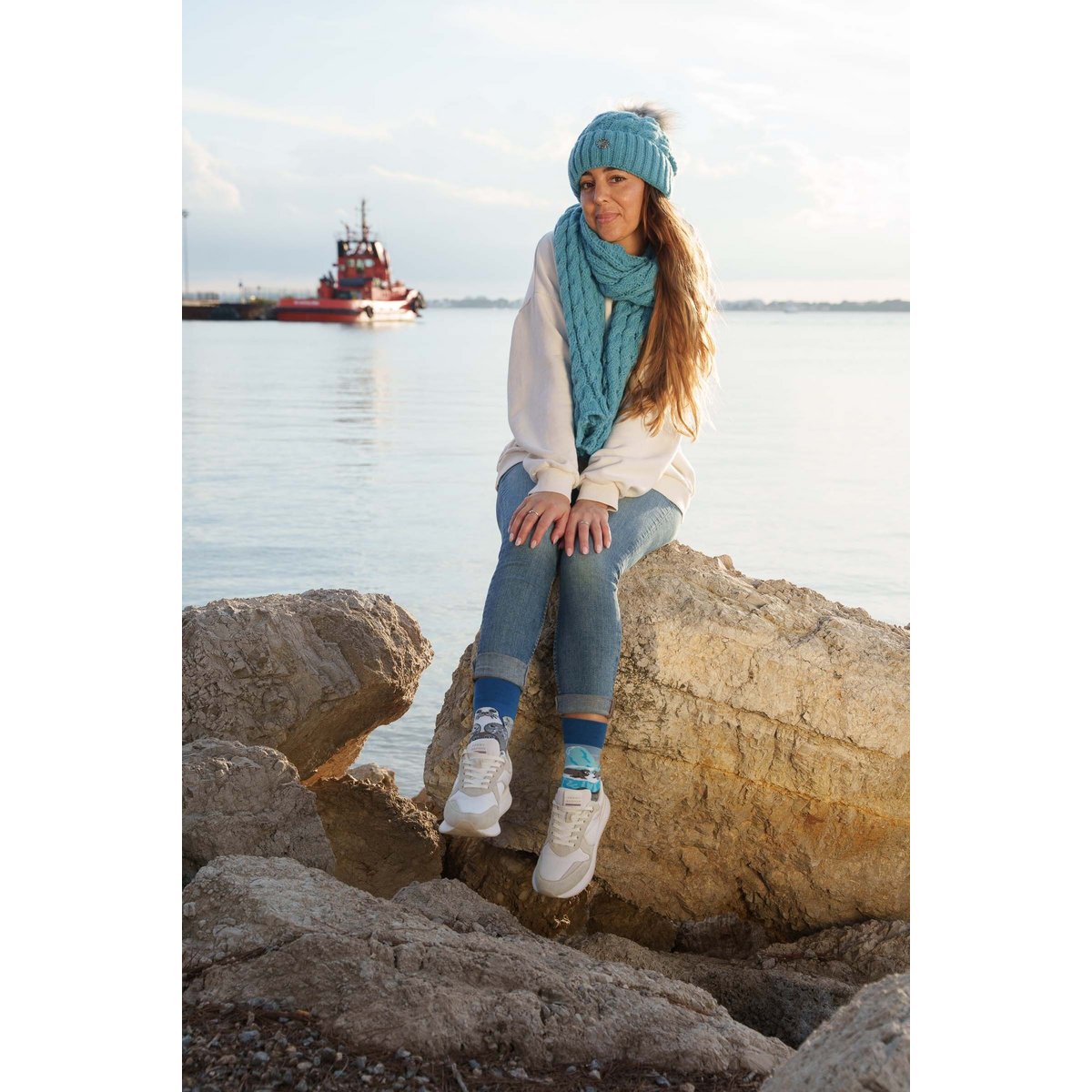 Seals socks | Arctic seal socks - casual mismatched socks