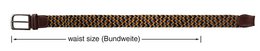 Ceinture textile tressée dans les tailles 110 cm (M)