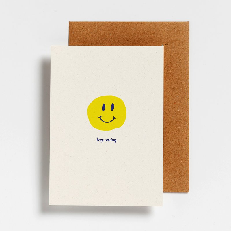 POSTCARD - SMILEY KEEP SMILING