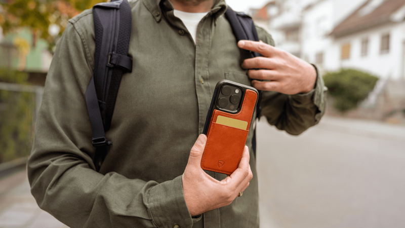 Custodia a portafoglio ETON per iPhone 16 Pro Max