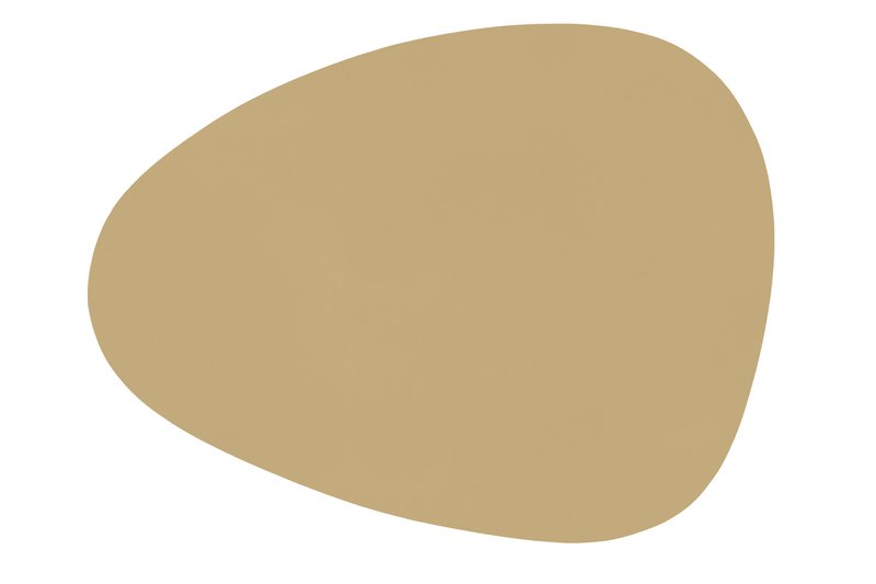 Dækkeserviet TOGO - Vegansk læder - Sten - 42x32 cm