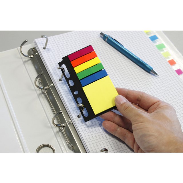 Info Sticky Notes ass. kleuren diverse formaten