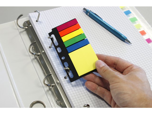 Info Sticky Notes ass. kleuren diverse formaten