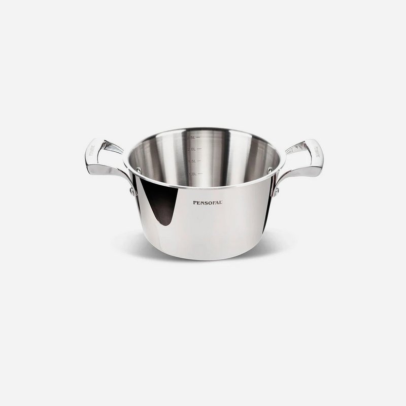 Royal-Saucepan 2 handles stainless steel lid