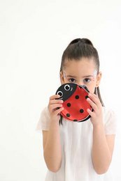 Children's shoulder bag - Ladybug the Neon Ladybug