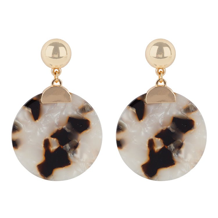 Golden Turtle Shell Studs