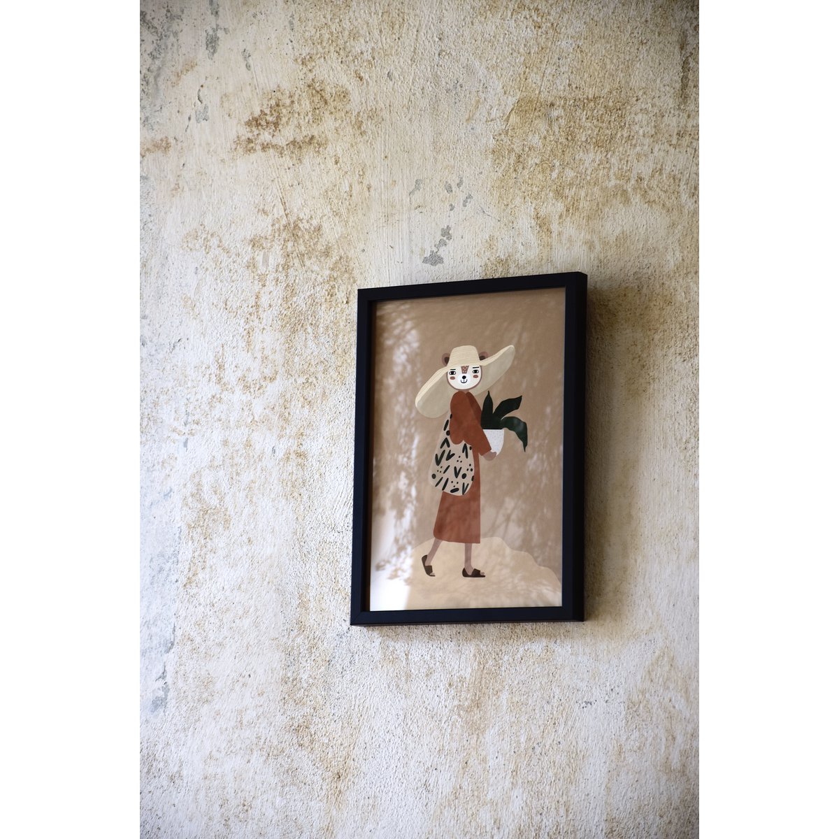 Zwarte fotolijst, A4