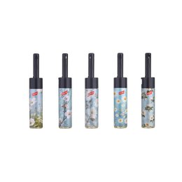 PROF Cobia White Flowers Fixed Flame Lighter