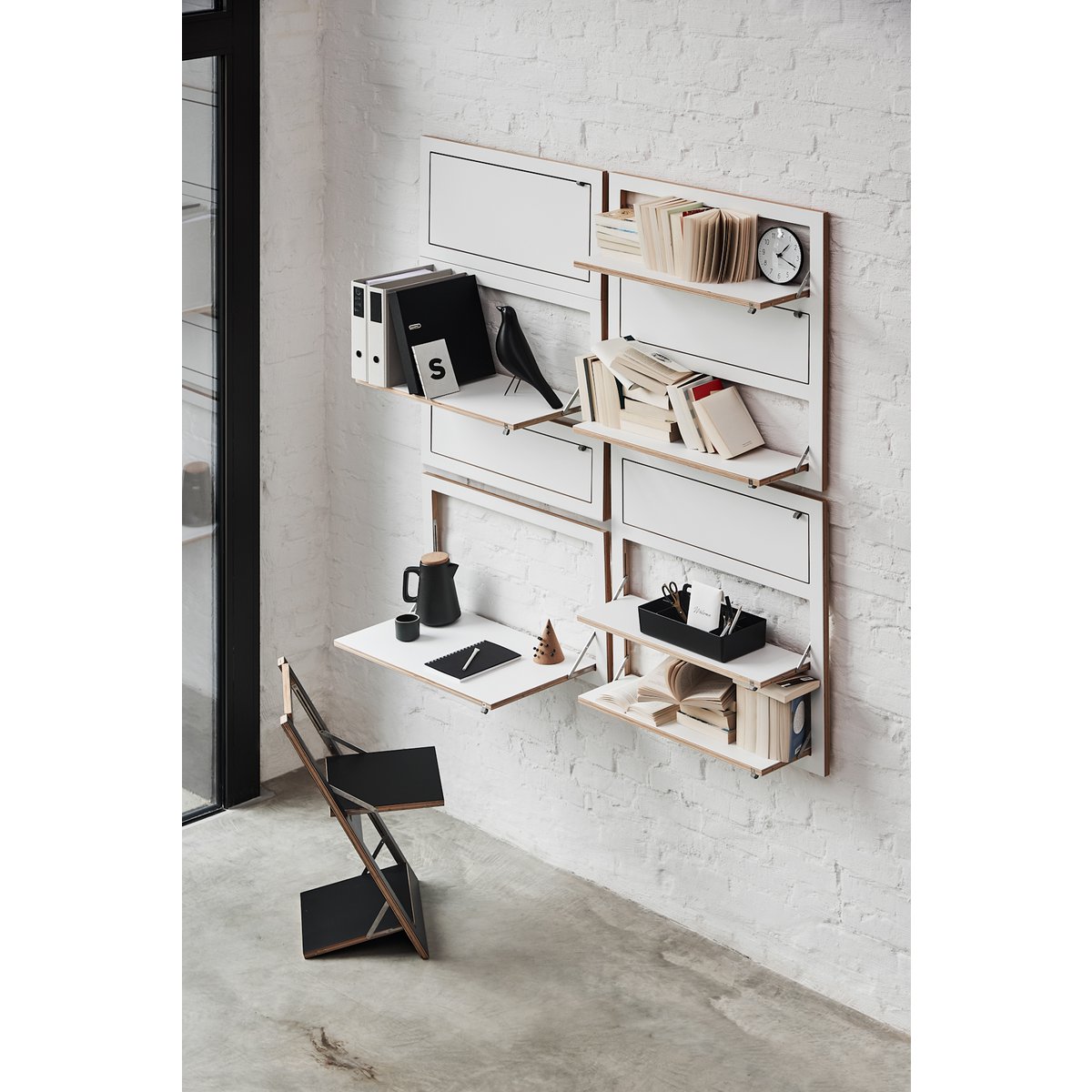 Fläpps Wall Desk/Secretary 80x50-1 - White